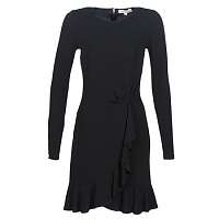 MICHAEL Michael Kors  Krátke šaty LS TWIST WAIST DRESS  Čierna