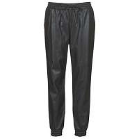 MICHAEL Michael Kors  Padavé nohavice LEATHER JOGGER PANT  Čierna