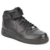 Nike Členkové tenisky AIR FORCE 1 MID 07 LEATHER Čierna