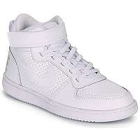 Nike  Členkové tenisky COURT BOROUGH MID PRE-SCHOOL  Biela