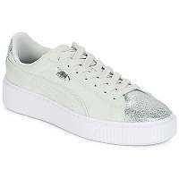 Puma Nízke tenisky BASKET PLATFORM CANVAS W'S Zelená