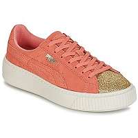Puma  Nízke tenisky SUEDE PLATFORM GLAM JR  Oranžová