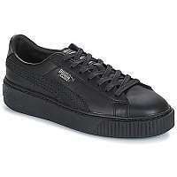 Puma  Nízke tenisky W BASKET PLTFRM METALLIC.B  Čierna
