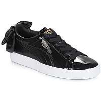 Puma  Nízke tenisky WN SUEDE BOW PATENT.BLACK  Čierna