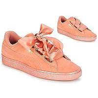 Puma  Nízke tenisky WN SUEDE HEART SATIN.DUSTY  Oranžová