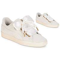 Puma  Nízke tenisky WN SUEDE HEART SATIN.WHITE  Biela