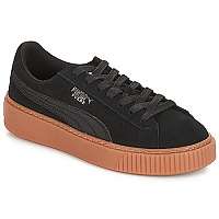 Puma  Nízke tenisky WNS SUEDE PLATFORM GUM.BLK  Čierna