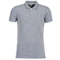 Scotch   Soda  Polokošele s krátkym rukávom AMS BLAUW POLO SHIRT WITH ALLOVER PRINT