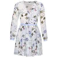 Tommy Hilfiger  Krátke šaty MARA-CHIFFON-DRESS-LS  Biela