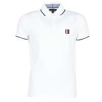 Tommy Hilfiger  Polokošele s krátkym rukávom SOPHISTICATED JERSEY SLIM POLO  Biela