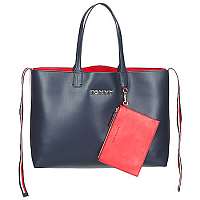 Tommy Hilfiger  Tašky cez rameno ICONIC TOMMY TOTE  Modrá