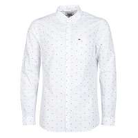 Tommy Jeans  Košele s dlhým rukávom TJM DOBBY SHIRT  Biela