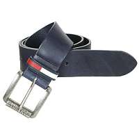 Tommy Jeans  Opasky TJM ROLLER LOGO BELT 4.0  Modrá