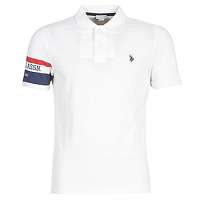 U.S Polo Assn.  Polokošele s krátkym rukávom USPA LOGO POLO  Biela