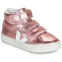 Veja Členkové tenisky ESPLAR MID SMALL VELCRO Ružová