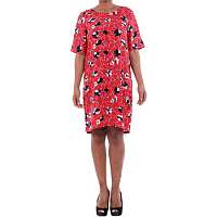 Vero Moda  10197062 VMISOLDE GABBY 2/4 DRESS D2-1 LYCHEE/ISOLDE PRI  Červená