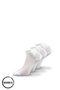 3 pack bambusových ponožiek Desi biele