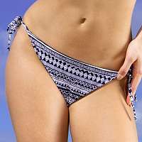 Astratex Spodný diel dámskych plaviek Bay Tribal modro-biela XL
