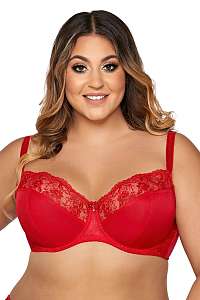 Avalingerie Podprsenka French Kiss nevystužená červená 65/J