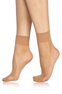 Bellinda 2 pack silinkových ponožiek Bellinda DIE PASST 20 DEN almond almond uni