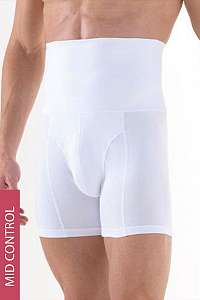 Blackspade Pánske tvarujúce boxerky BLACKSPADE Body Control biela XL