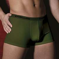 Carllos Pánske boxerky v khaki farbe M004 khaki XXL