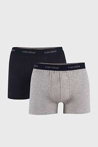 CECEBA 2 PACK sivo-modrých boxeriek X-lastic šedomodrá M