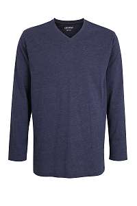 CECEBA Pánske pyžamové tričko Ceceba Melange modrá XL