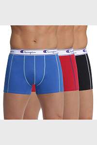 Champion 3 pack pánskych farbených boxeriek Champion farebná L