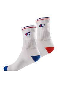 Champion 3 pack ponožiek Champion Crew biele biela-42