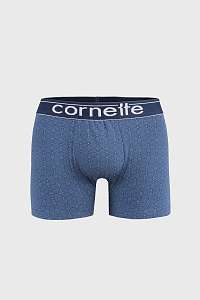 Cornette Modré boxerky High Emotion jeans L