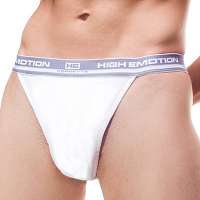 Cornette Pánske string tangá CORNETTE Emotion White biela XL