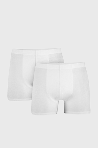 Cotonella 2 PACK bielych boxeriek Uomo Cotton biela XXL