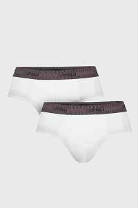 Cotonella 2 PACK bielych slipov Uomo Comfort biela M