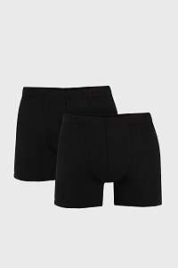 Cotonella 2 PACK čiernych boxeriek Uomo Cotton ČIERNA L