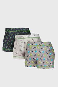 Cotonella 3 PACK chlapčenských boxeriek Sports viacfarebná 8