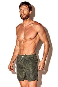 David Pánske plavkové šortky Caicco olivové olivová M