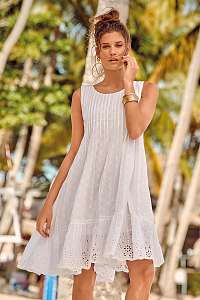 David Beachwear Plážové šaty Bali biela M