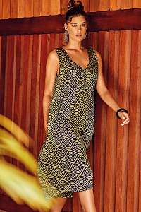 David Beachwear Plážové šaty Formentera Retro Vibes farebná M