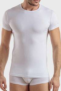 Enrico Coveri Pánske tričko biele biela S