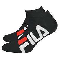 Fila 2 pack čiernych nízkych ponožiek FILA ČIERNA-42