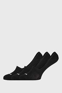 FILA 3 PACK čiernych ponožiek FILA Ghost ČIERNA-42