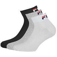 Fila 3-pack troch farieb nízkych ponožiek FILA viacfarebná-42