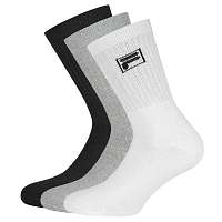 Fila 3 pack troch farieb vysokých ponožiek s logom FILA viacfarebná-42