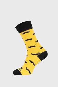 Fusakle Ponožky Fusakle Fúzač žlté žltá-38