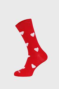 Fusakle Ponožky Fusakle Láska červená-46