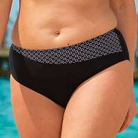 Gorsenia Spodný diel plaviek Mabelle čierno-biela L