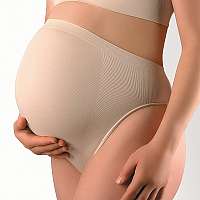 Hanna Style Nohavičky tehotenské, bezšvové – antibakteriálne telová L