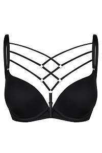 Julimex Ozdobné ramienka strappy Briad 10 mm ČIERNA uni