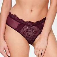 LAUMA lingerie Nohavičky Night Queen klasické vínová1006